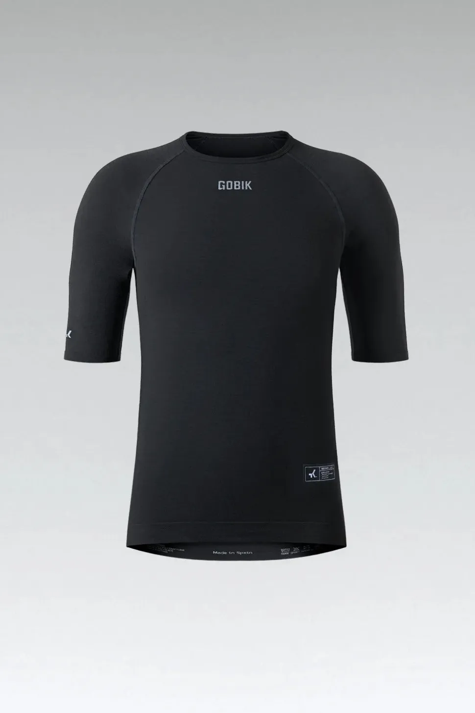 Mtb | Camisetas Interiores>GOBIK CAMISETA INTERIOR MANGA CORTA WINTER MERINO HOMBRE COAL