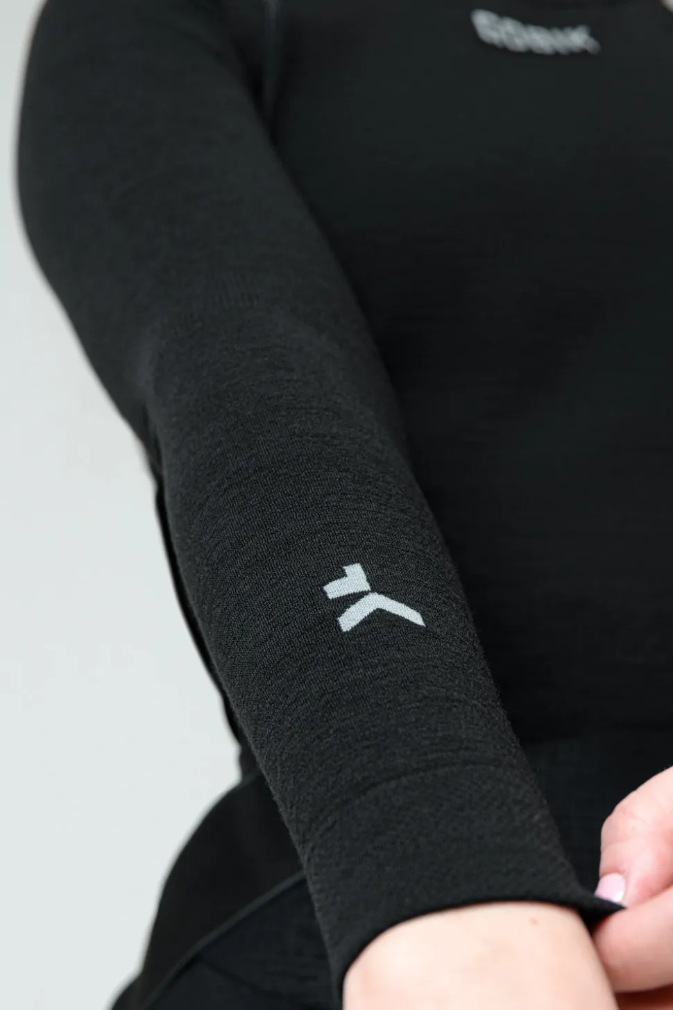 Mtb | Camisetas Interiores>GOBIK CAMISETA INTERIOR MANGA LARGA WINTER MERINO MUJER COAL