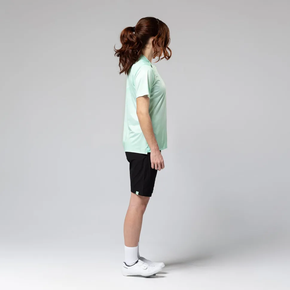 Camisetas>GOBIK CAMISETA MANGA CORTA TECH MUJER HINT GREEN