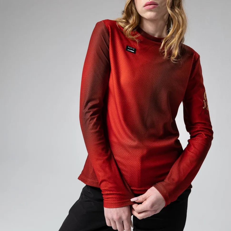 Camisetas>GOBIK CAMISETA MANGA LARGA TERRAIN MUJER ROOIBOS