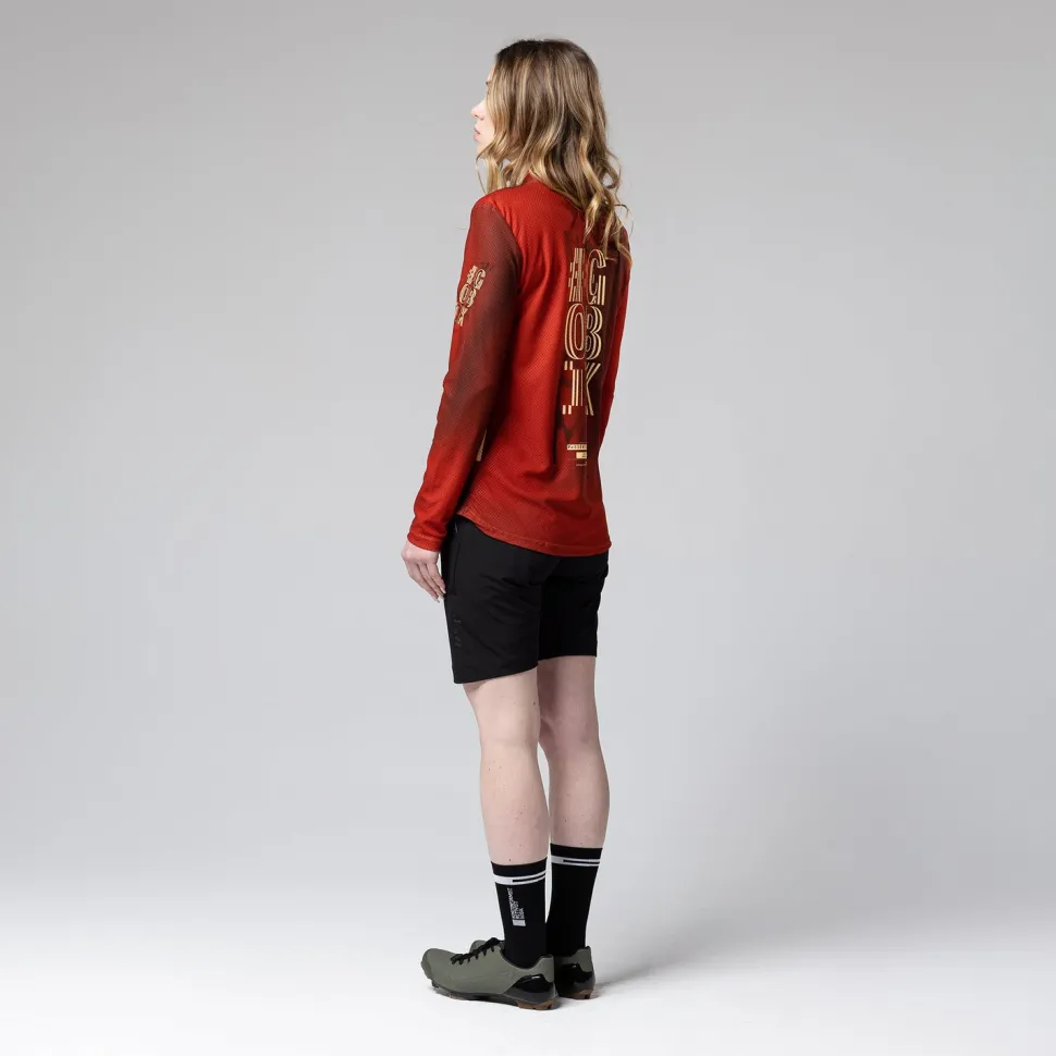 Camisetas>GOBIK CAMISETA MANGA LARGA TERRAIN MUJER ROOIBOS