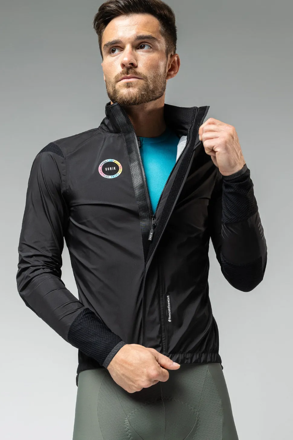 Chaquetas>GOBIK CHAQUETA IMPERMEABLE EXO UNISEX ROYAL BLACK