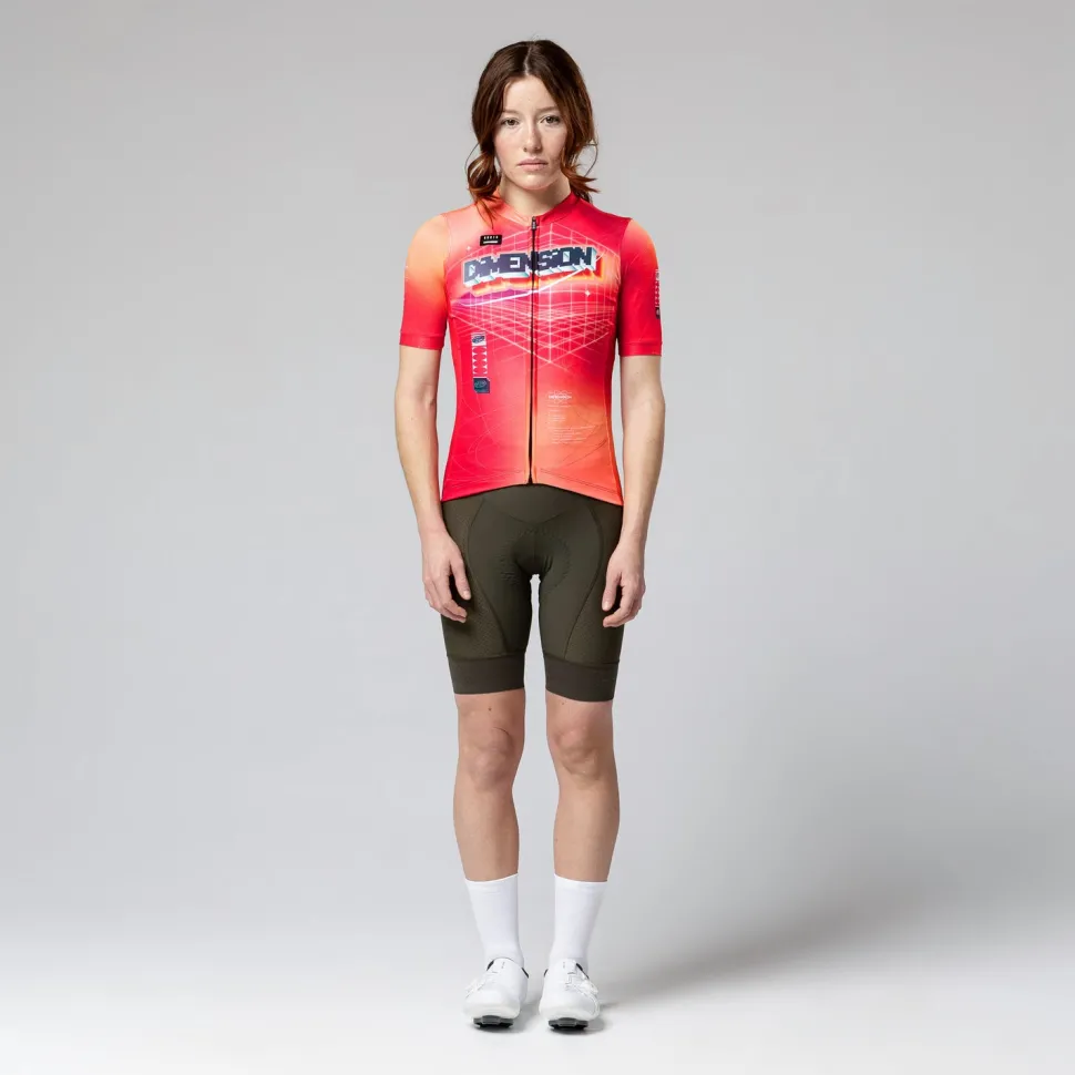 Maillots>GOBIK MAILLOT MANGA CORTA STARK MUJER HIBISCUS