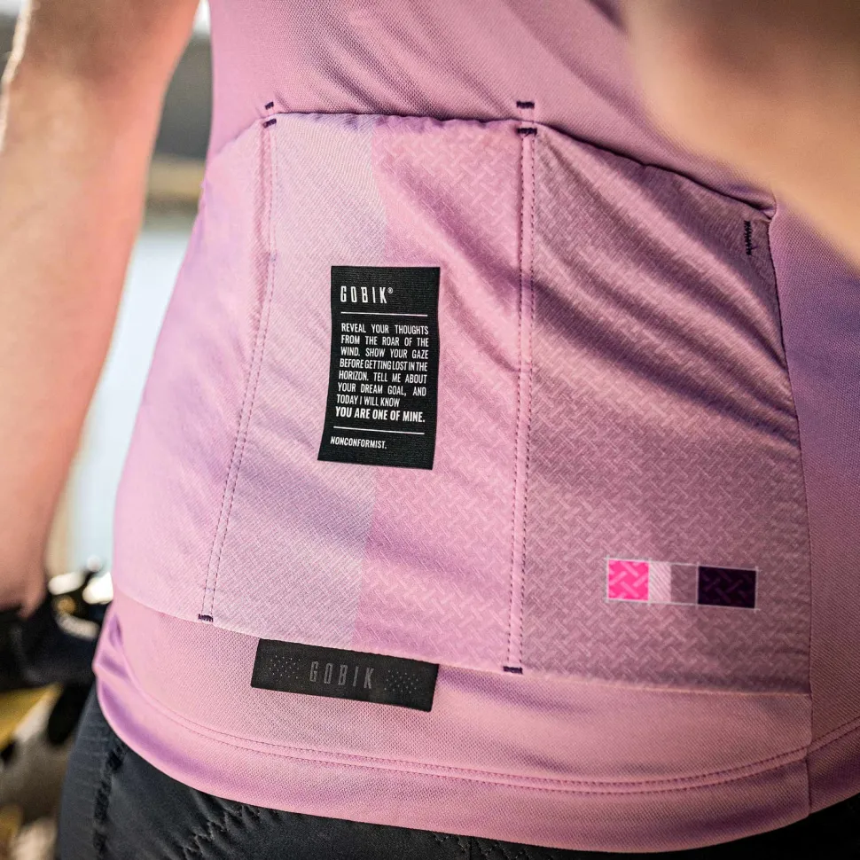 Maillots>GOBIK MAILLOT MANGA CORTA STARK MUJER LAVENDER STREAK