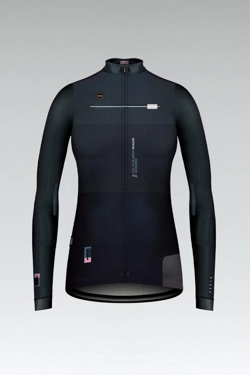 Maillots Largos>GOBIK MAILLOT MANGA LARGA COBBLE MUJER DARK COAL