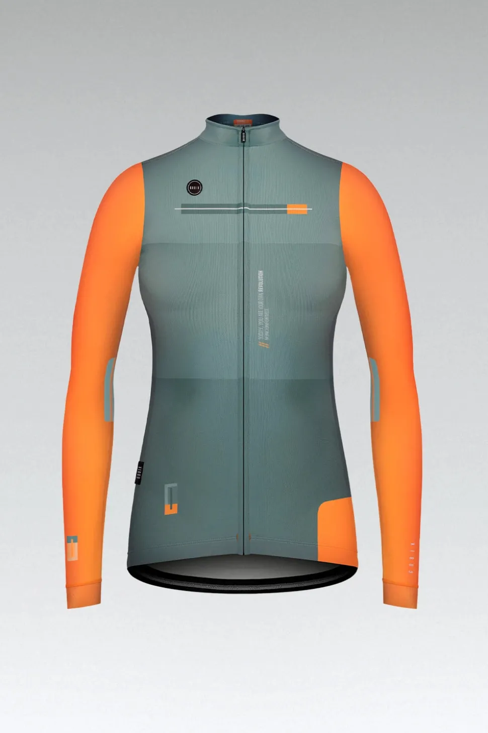Maillots Largos>GOBIK MAILLOT MANGA LARGA COBBLE MUJER NECTARINE