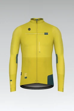 Maillots Largos>GOBIK MAILLOT MANGA LARGA COBBLE HOMBRE CITRONELL