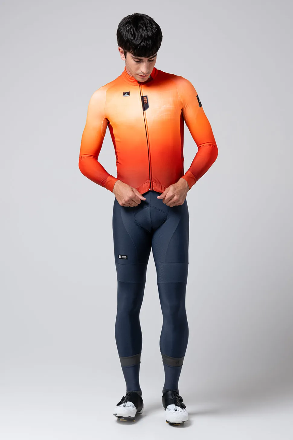 Mtb | Gravel>GOBIK MAILLOT MANGA LARGA HYDER HOMBRE Tangelo