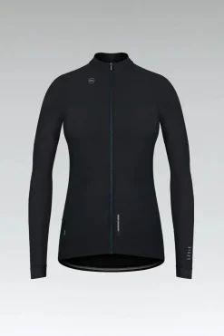 Maillots Largos>GOBIK MAILLOT MANGA LARGA PACER SOLID MUJER JET BLACK