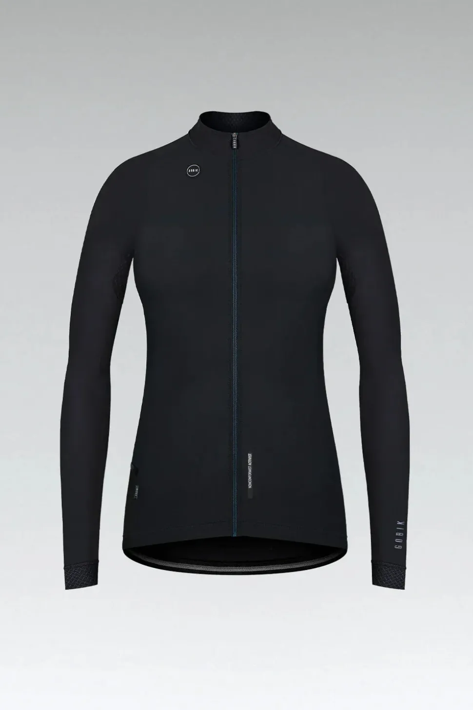 Maillots Largos>GOBIK MAILLOT MANGA LARGA PACER SOLID MUJER JET BLACK
