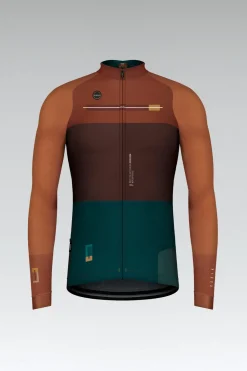 Maillots Largos>GOBIK MAILLOT MANGA LARGA PACER UNISEX WALNUT