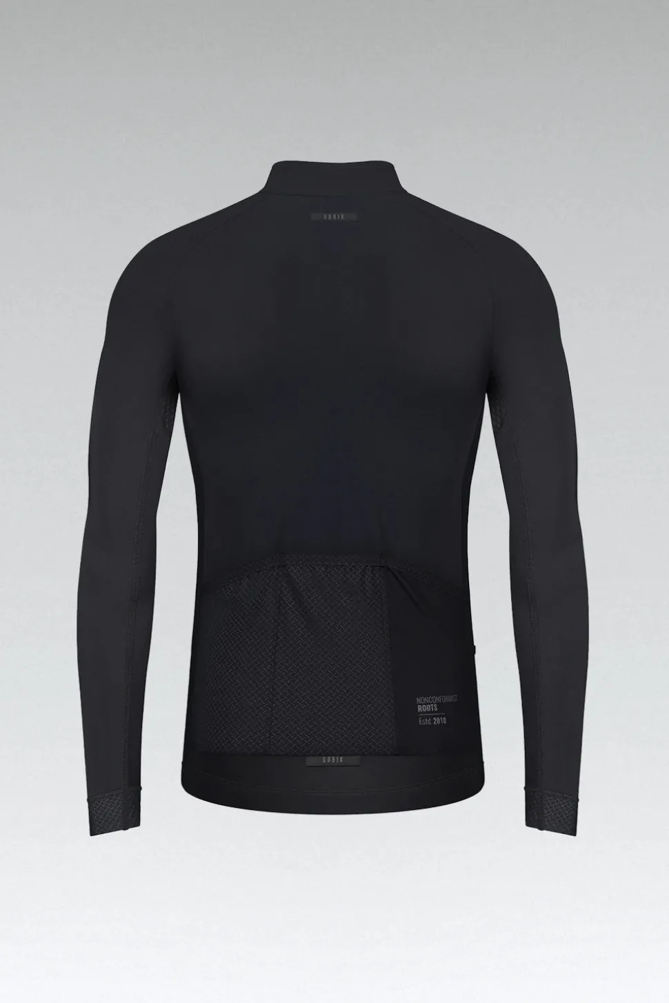 Maillots Largos>GOBIK MAILLOT MANGA LARGA PACER SOLID HOMBRE JET BLACK