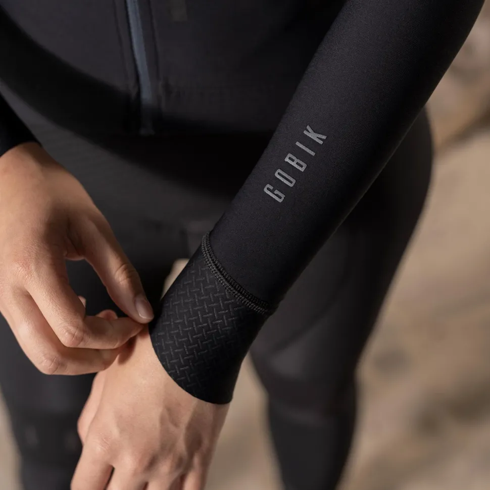 Maillots Largos>GOBIK MAILLOT MANGA LARGA PACER SOLID MUJER JET BLACK