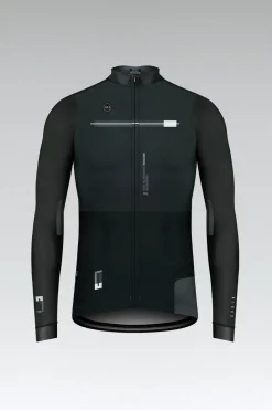 Maillots Largos>GOBIK MAILLOT MANGA LARGA SUPERCOBBLE HOMBRE DARK COAL