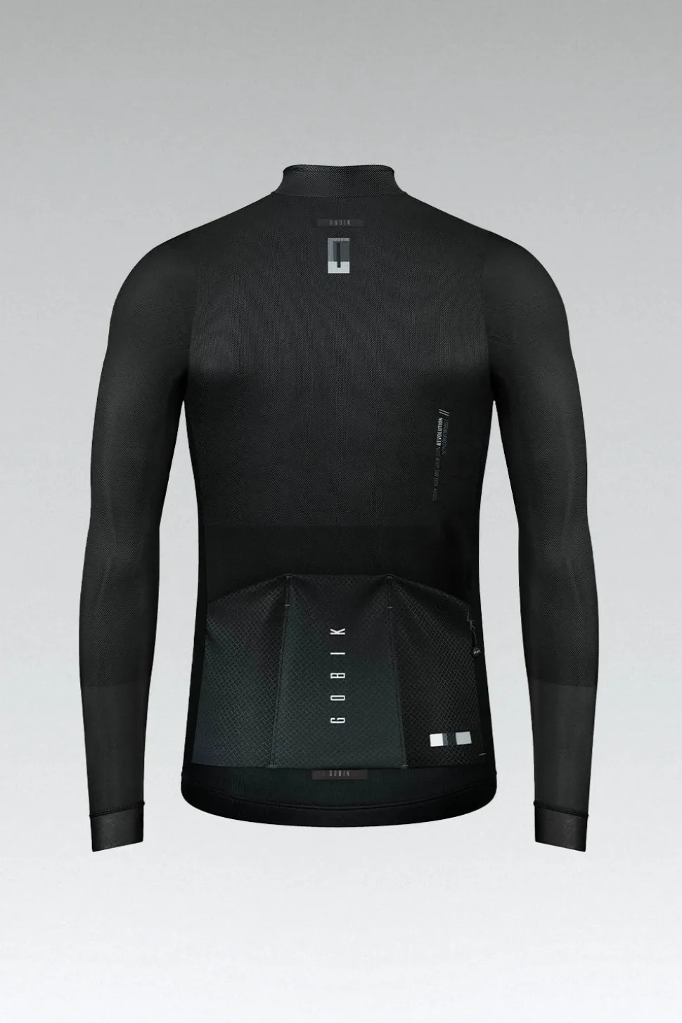 Maillots Largos>GOBIK MAILLOT MANGA LARGA SUPERCOBBLE HOMBRE DARK COAL