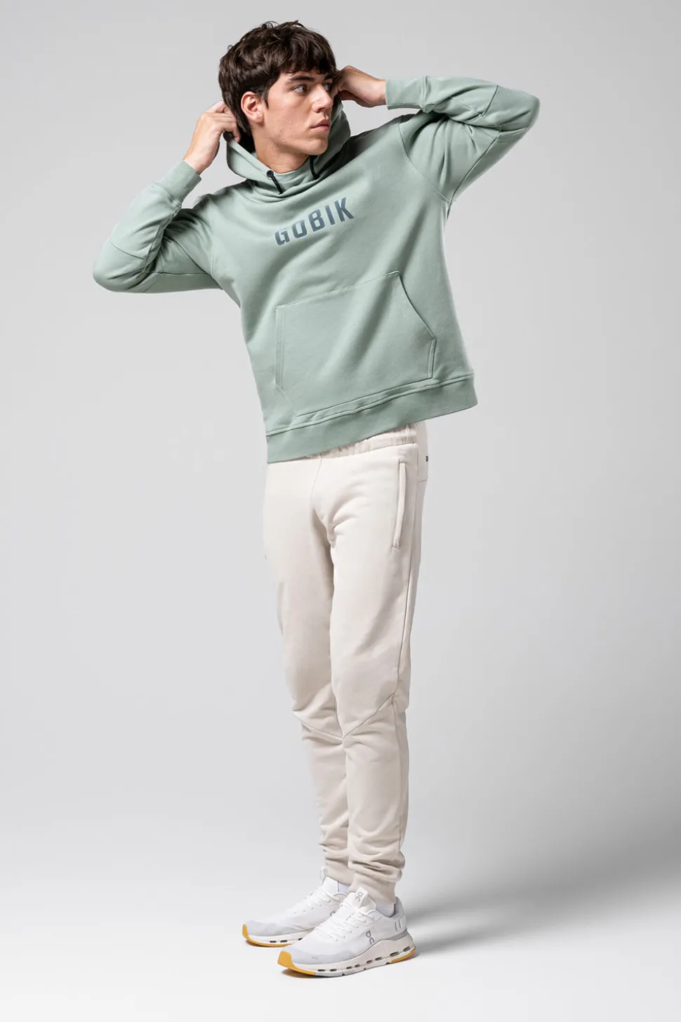 Lifestyle>GOBIK SUDADERA CON CAPUCHA TRAILBLAZE HOMBRE ICEBERG GREEN IcebergGreen