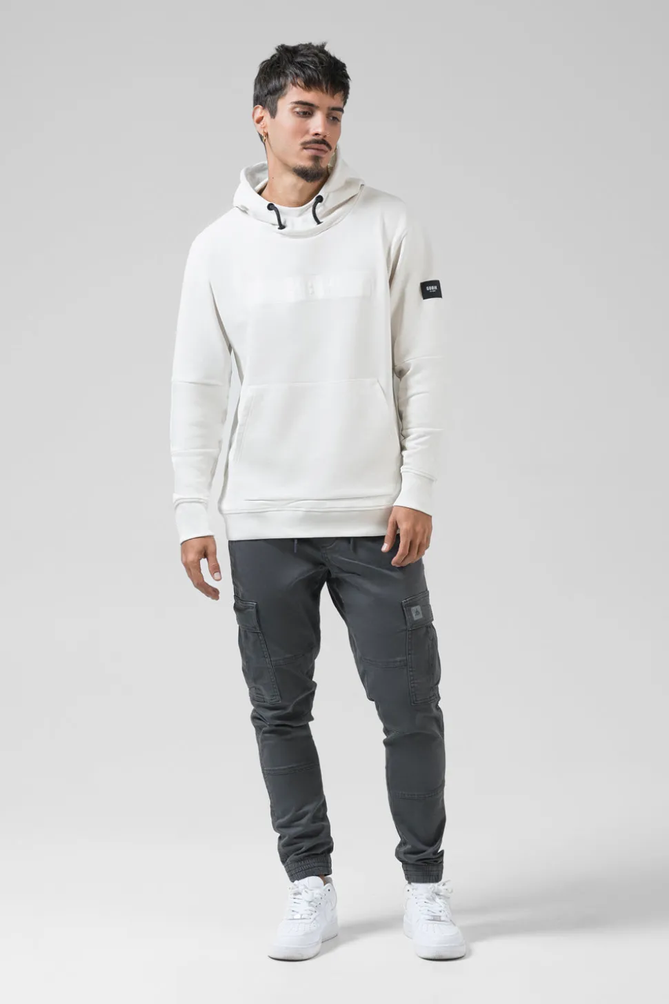 Lifestyle>GOBIK SUDADERA CON CAPUCHA TRAILBLAZE HOMBRE CROSSBAR TOFU CrossbarTofu