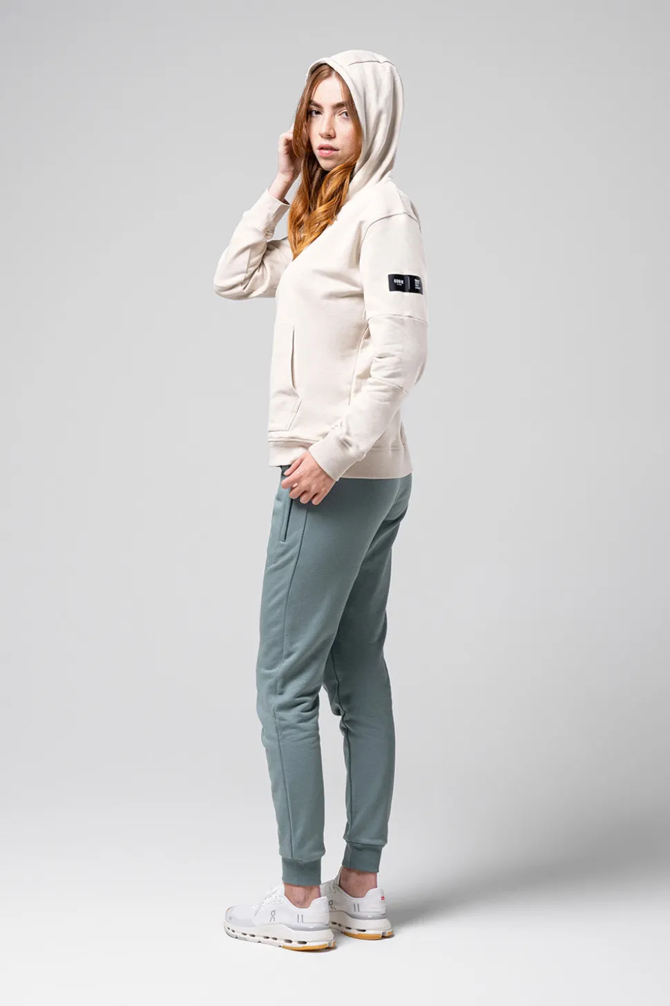 Lifestyle>GOBIK SUDADERA CON CAPUCHA TRAILBLAZE MUJER Angora