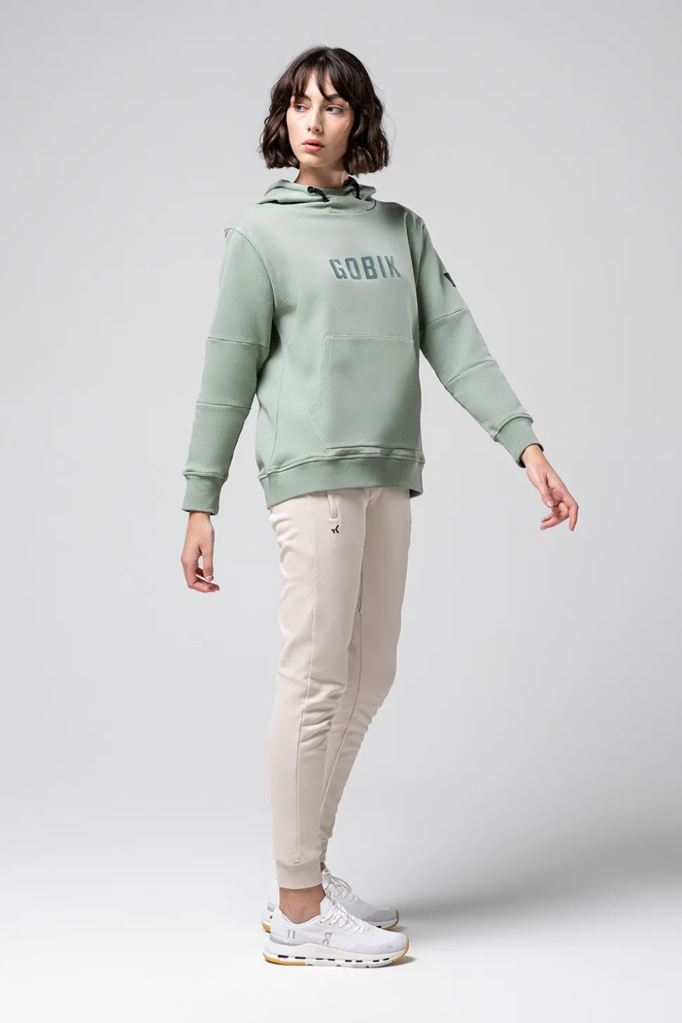 Lifestyle>GOBIK SUDADERA CON CAPUCHA TRAILBLAZE MUJER ICEBERG GREEN IcebergGreen